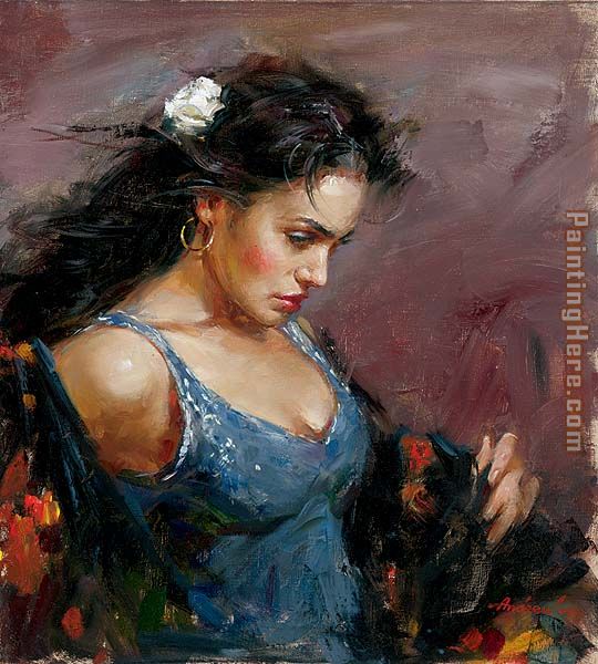 Gypsy painting - Andrew Atroshenko Gypsy art painting